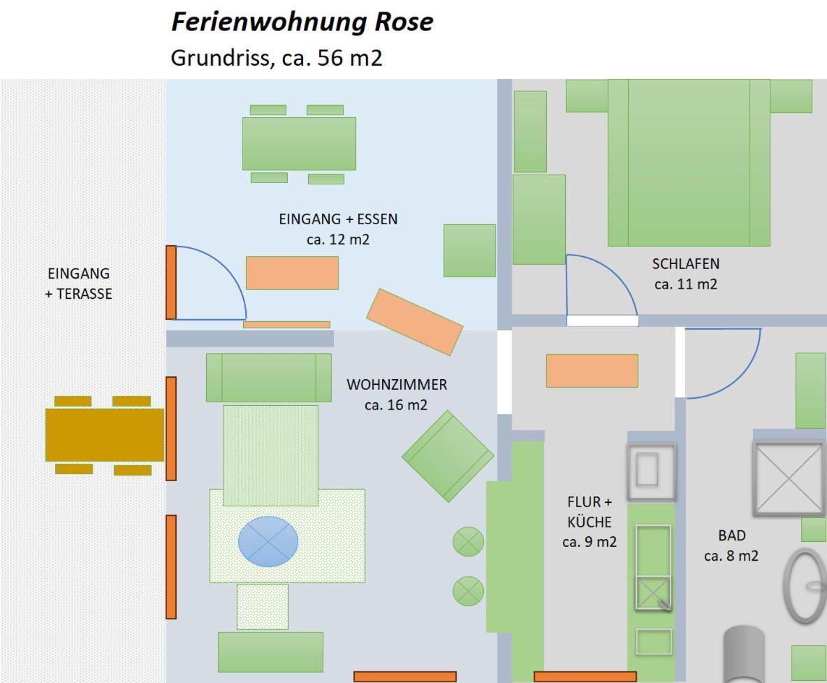 Ferienwohnung Rose Villingen-Schwenningen Exterior foto